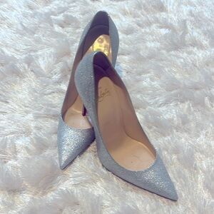 Kate Silver Sparkle Pumps 100cm Christian Louboutin